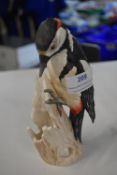 Goebel Great Spotted Woodpecker Figure