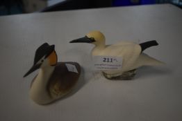 Two Ilse of Arran Seabird Figures