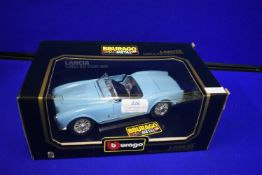 Burago Lancia Aurelia B24 Spider 1955 Diecast Mode