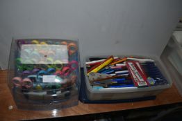 Crafting Sissors, Pens, Pencils, etc.