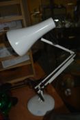 White Anglepoise Adjustable Desk Lamp