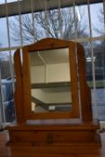 Solid Pine Dressing Table Mirror