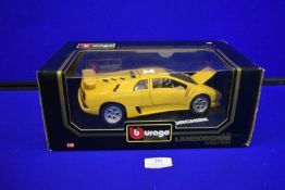 Burago Lamborghini Diablo 1990 Diecast Model Car