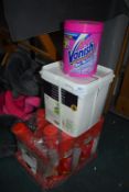Assorted Cleaning Products Including Mr Sheen Poli