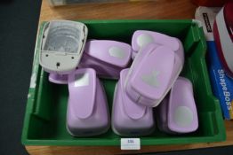 Seven Large Decorative Paper Punches by Woodware C