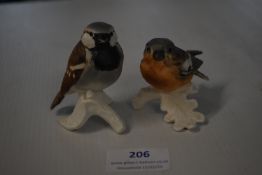 Two Small Goebel Bird Figures