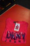 DKNY Jeans Pink T-Shirt Size: M