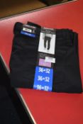 *Kirkland Men’s Black Commuter Trousers Size: 36x32