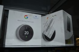 *Two Google Home Nest Learning Thermostats