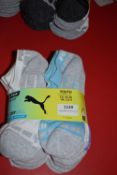 10 Pairs of Puma Youth’s Drycell Socks Size: 2.5-5