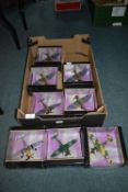 Eight Maisto Diecast Aircraft