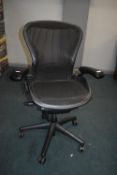 Herman Miller Mesh Seated Adjustable Office Swivel Chair