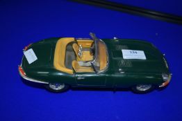 Burago E-Type Jaguar Diecast Model Car