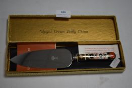 Royal Crown Derby China Cake Knife