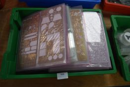 Quantity of Metallic Foil Rub On Transfers