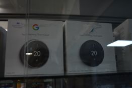 *Two Google Home Nest Learning Thermostats