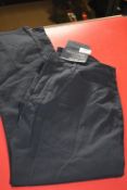 *Jachs Premium Flex Navy Trousers Size: 34x30