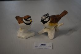 Two Small Goebel Bird Figures
