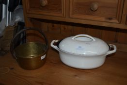 Waterford Cast Iron Enamel Casserole Dish plus Sma