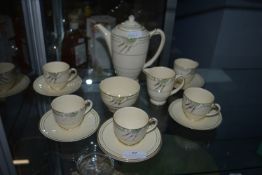 Shelton Empire Ivory Art Deco Coffee Set 14pcs