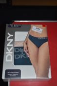 *DKNY Seamless Rib Bikini Briefs 4pk Size: M