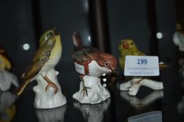 Three Goebel Small Bird Figures