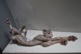 Stretching Cat Figure