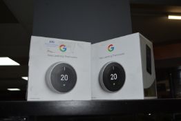 *Two Google Nest Learning Thermostats