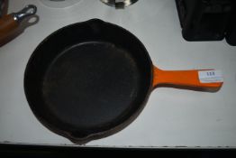 Vintage Cast Iron Enamel Frying Pan