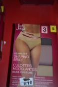 *2x Jezebel Seamless Shaping Briefs 3pk Size: S