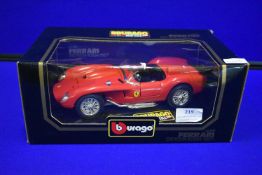 Burago Ferrari 250 Testarossa 1957 Diecast Model C