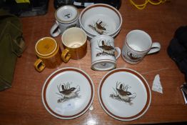 Denby and Hornsea Mugs and Plates, etc.