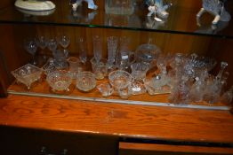 Cut Glass Lead Crystal Dishes and Bells etc.