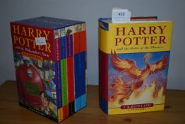 Harry Potter First Edition, and a Compendium Set