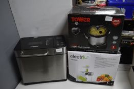 Tower Bread Maker, Multi Cooker, and Electric Juic