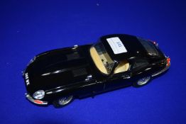 Burago E-Type Jaguar Diecast Model Car