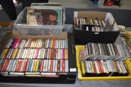 LP Records, Cassette Tapes, and CDs Including Mixe