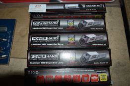 Five Power Hand Aluminium Inspection Lamps