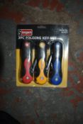 Siegen 3pc Folding Key Set