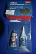 Sealey Plastic Filler 25pk, and Fast Fix Spray Fil