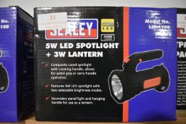 Sealey 5w LED Spotlight plus 3 Spot Lantern