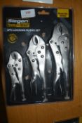 Siegen 3pc Locking Plier Set
