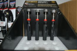 Four Siegen 3.6kg Magnetic Pickup Tools