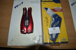 Folding Blade, and a 11-in-1 Multitool