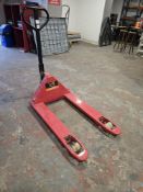 2.3 Tonne Red Pallet Truck