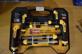 Siegen 8pc T-Handle Ball End Hex Key Set