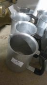 *Four Small Aluminium Jugs