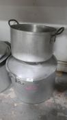 *Two Aluminium Pots