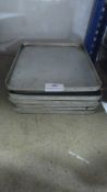 *Seven Small Aluminium Trays