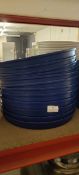 *Twelve 11” Blue Pizza Trays